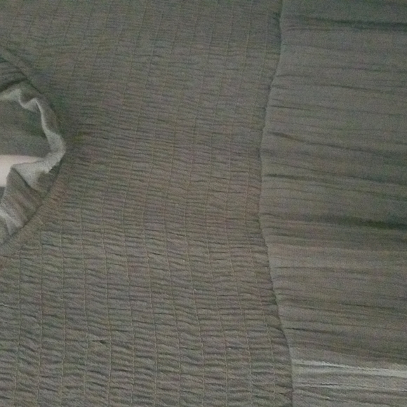 Green Boho Blouse Nanette Lepore M - Picture 2 of 5